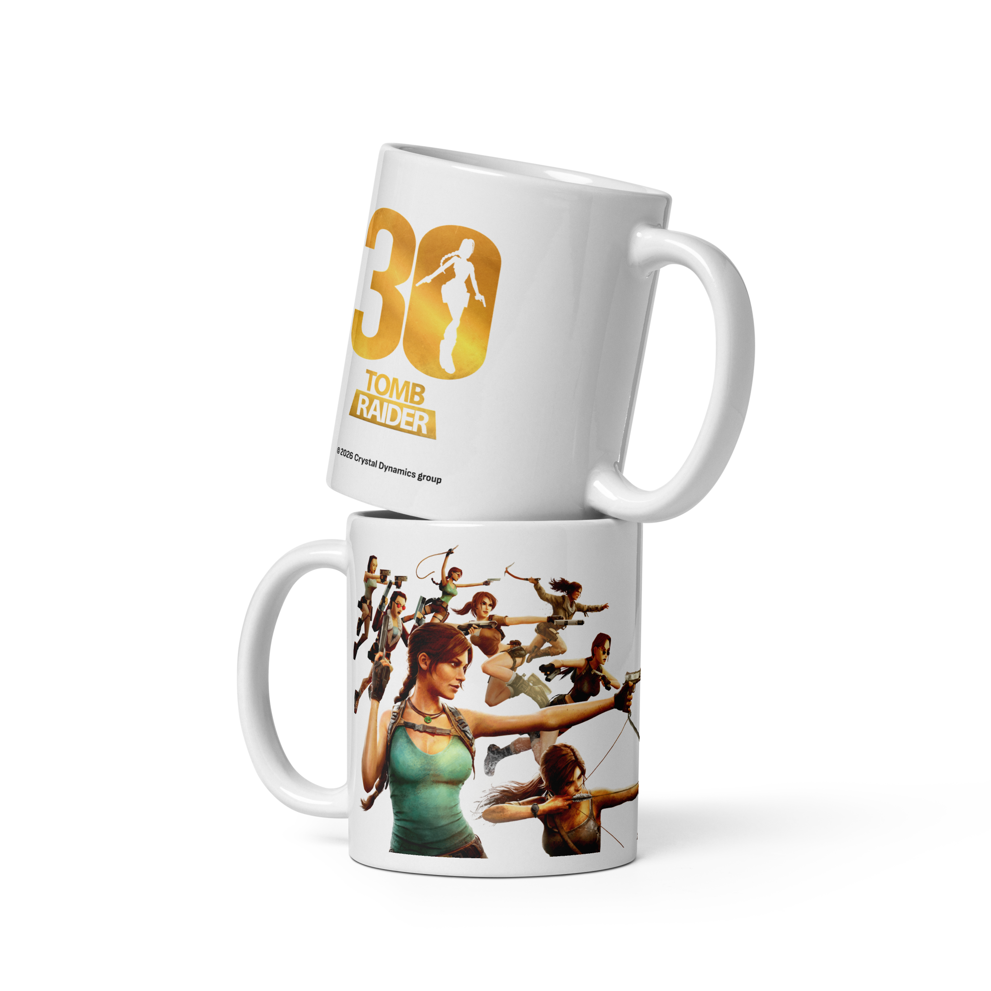 Tomb Raider 30th Anniversary Coffee Mug - White
