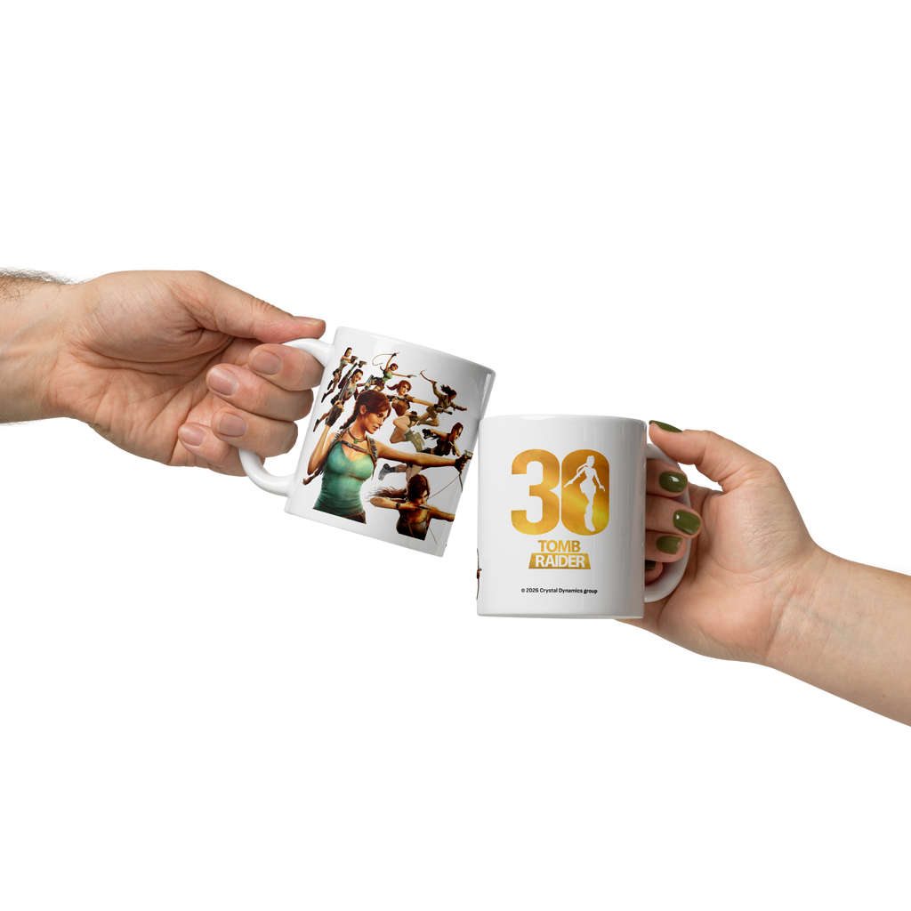 Tomb Raider 30th Anniversary Coffee Mug - White