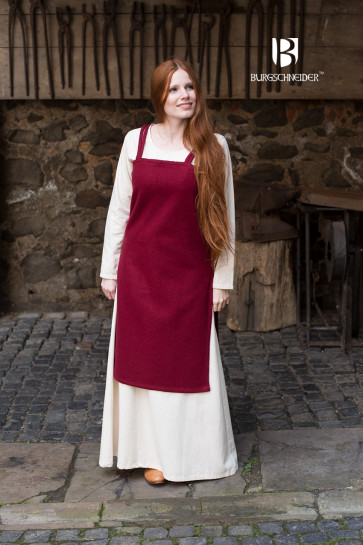 Rotes Mittelalter Trägerkleid Jodis von Burgschneider