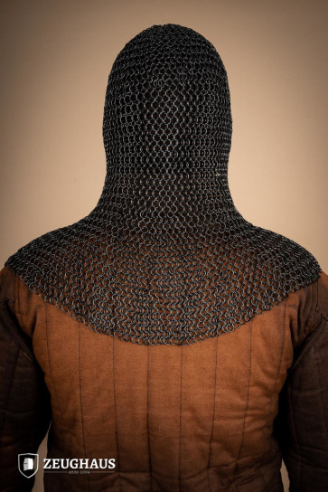 Roundring Chainmail Hood 10 mm Burnished