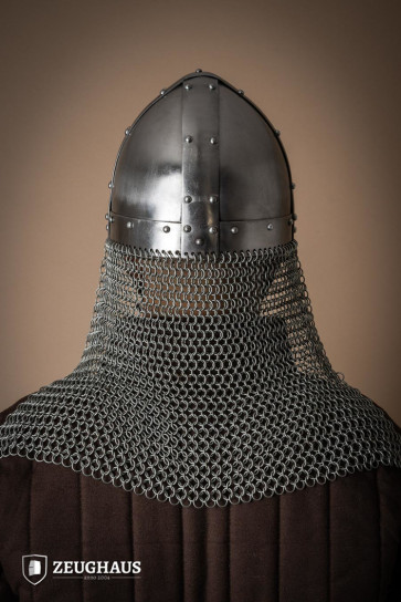 Spangenhelm with aventail 1,6 mm Polished