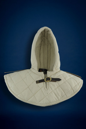 Padded Coif with Collar cream