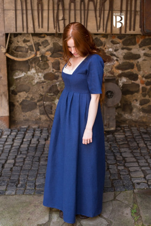 Kleid Frideswinde - Blau