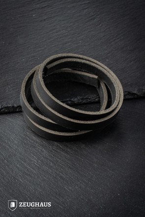 Leather Strap 160 cm x 1,2 cm Black
