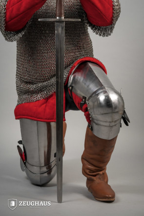 14th Cent. Leg Armour 1,6 mm Polished