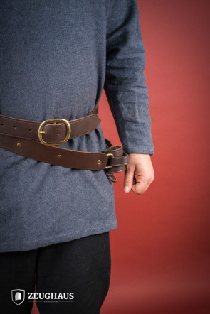 Belt with sword holder Braun